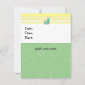 Giraffe Birthday Uitnodiging (Achterkant)