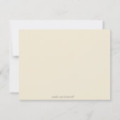 Giraffe Birthday Uitnodiging (Achterkant)