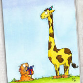 GIRAFFE BIRTHDAY wenskaart van Nicole Janes Kaart
