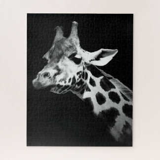 giraffe black and white legpuzzel