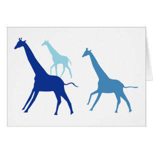Giraffe (blauw)