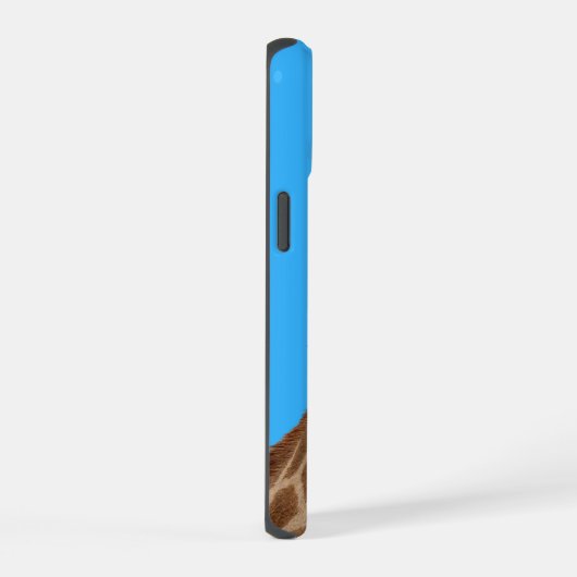 Giraffe blazen kauwgom bubbel iPhone 15 case (Rechterkant)