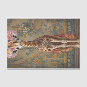 Giraffe bloesems tissuepapier