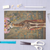 Giraffe bloesems tissuepapier (Craft)