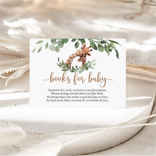 Giraffe Boek aanvraag Behuizing Kaart