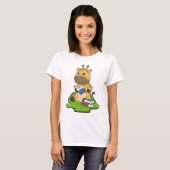 Giraffe Boek T-shirt (Voorkant volledig)