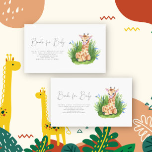Giraffe - Boeken voor baby ticket Informatiekaartje