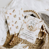 Giraffe Boho-Baby shower Kaart