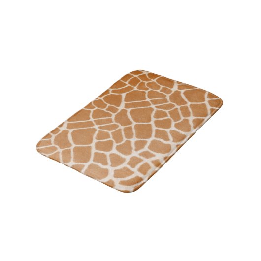 Giraffe Bont Exotische Dierenprint Badmat (Gekanteld)