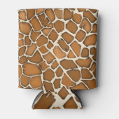 Giraffe Bont Patroon Print Blikjeskoeler (Voorkant)