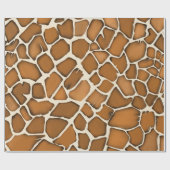 Giraffe Bont Patroon Print Cadeaupapier (Vlak)