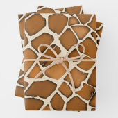 Giraffe Bont Patroon Print Inpakpapier Vel (In situ)