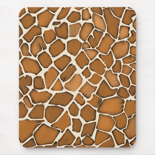 Giraffe Bont Patroon Print Muismat (Voorkant)