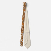 Giraffe Bont Patroon Print Stropdas (Achterkant)
