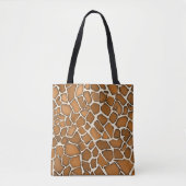 Giraffe Bont Patroon Print Tote Bag (Voorkant)