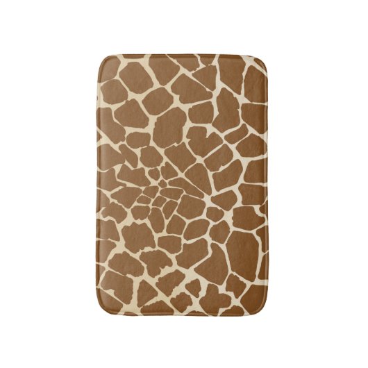 Giraffe bont patroonprint badmat (Voorkant Verticaal)