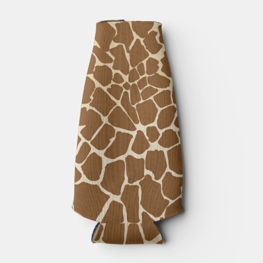 Giraffe bont patroonprint flesjeskoeler (Voorkant)
