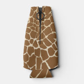 Giraffe bont patroonprint flesjeskoeler (Achterkant)