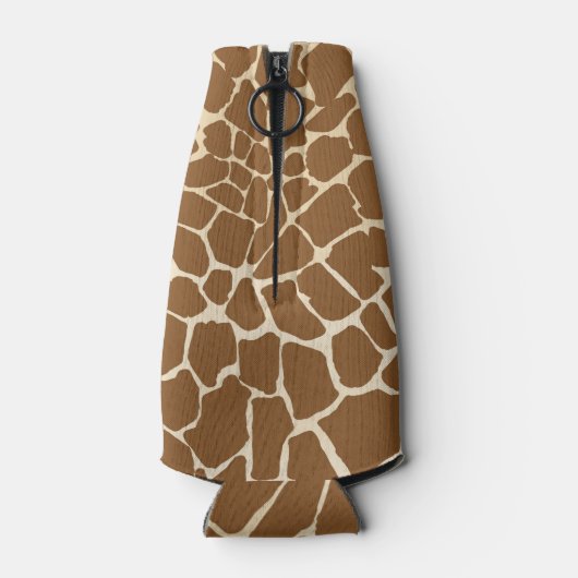 Giraffe bont patroonprint flesjeskoeler (Achterkant)