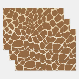 Giraffe bont patroonprint inpakpapier vel