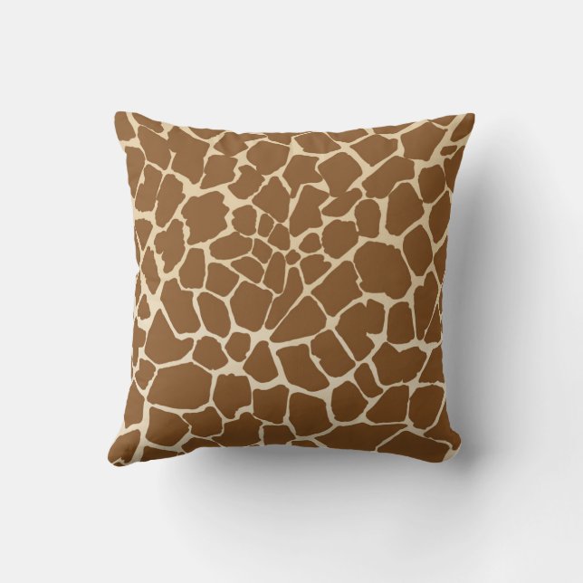 Giraffe bont patroonprint kussen (Achterkant)
