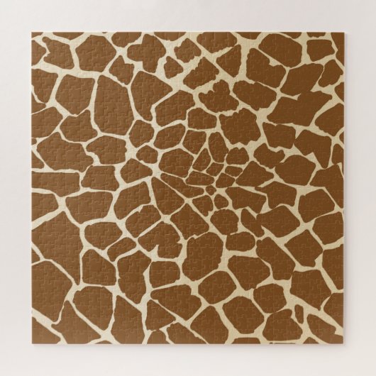 Giraffe bont patroonprint legpuzzel (Horizontaal)