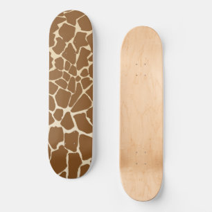 Giraffe bont patroonprint persoonlijk skateboard