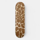Giraffe bont patroonprint persoonlijk skateboard (Voorkant)