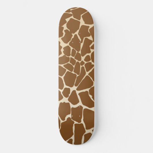 Giraffe bont patroonprint persoonlijk skateboard (Voorkant)