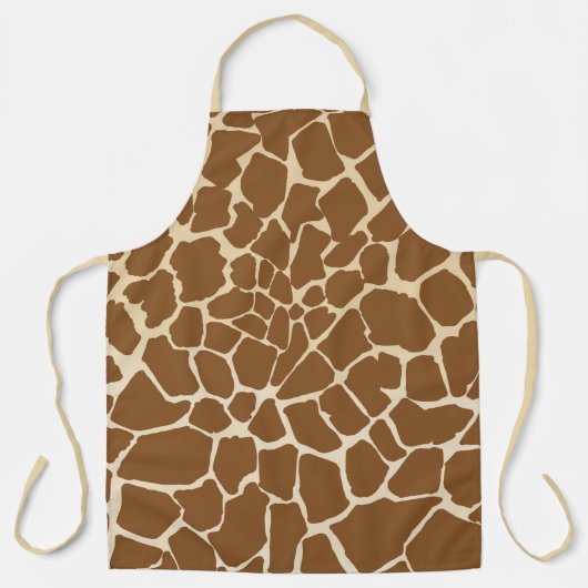Giraffe bont patroonprint schort (Voorkant)