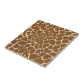 Giraffe bont patroonprint tegeltje (Zijkant)