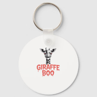 Giraffe Boo Halloween. Griezelige Psychedelische G Sleutelhanger