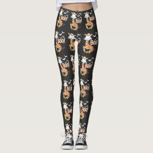 Giraffe Boo Halloween Kostuum Fun Schattige Boo Leggings