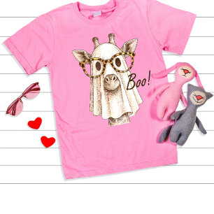Giraffe Boo Halloween Kostuum Mannen Vrouwen Meisj T-shirt