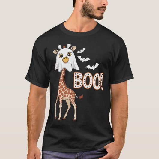 Giraffe Boo Halloween T-shirt (Voorkant)