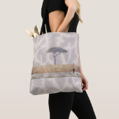 Giraffe boodschappentas tote bag (Dichtbij)