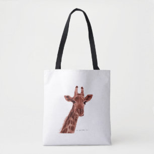 Giraffe boodschappentas tote bag