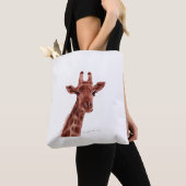 Giraffe boodschappentas tote bag (Dichtbij)