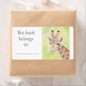 Giraffe book label (Insitu)