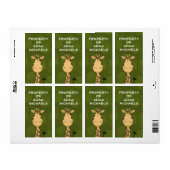 Giraffe Bookplate Label (Full Sheet)