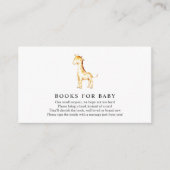 Giraffe Books for Baby insert card Informatiekaartje (Voorkant)