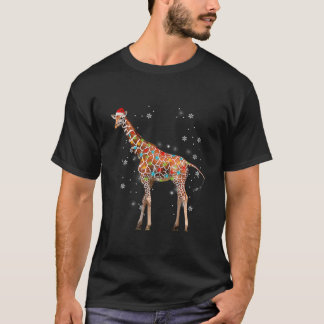 Giraffe - Boom - kerstfeestmaal T-shirt