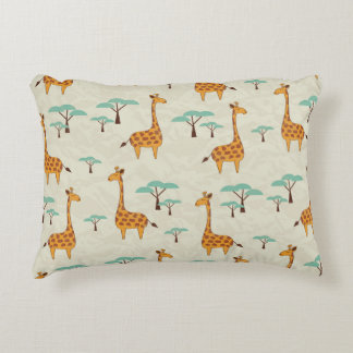 Giraffe boom patroon. accent kussen
