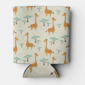 Giraffe boom patroon. blikjeskoeler (Voorkant)