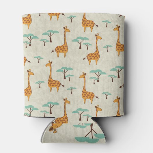 Giraffe boom patroon. blikjeskoeler (Achterkant)