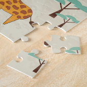 Giraffe boom patroon. legpuzzel (Zijkant)