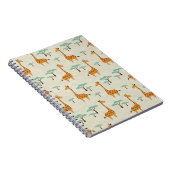 Giraffe boom  patroon. notitieboek (Rechterzijde)
