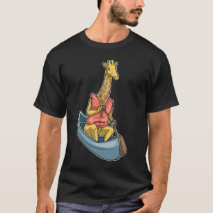 Giraffe Boot Peddel T-shirt
