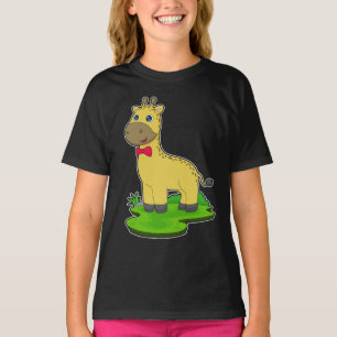 Giraffe Bow stropdas T-shirt