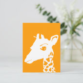 giraffe briefkaart (Staand voorkant)